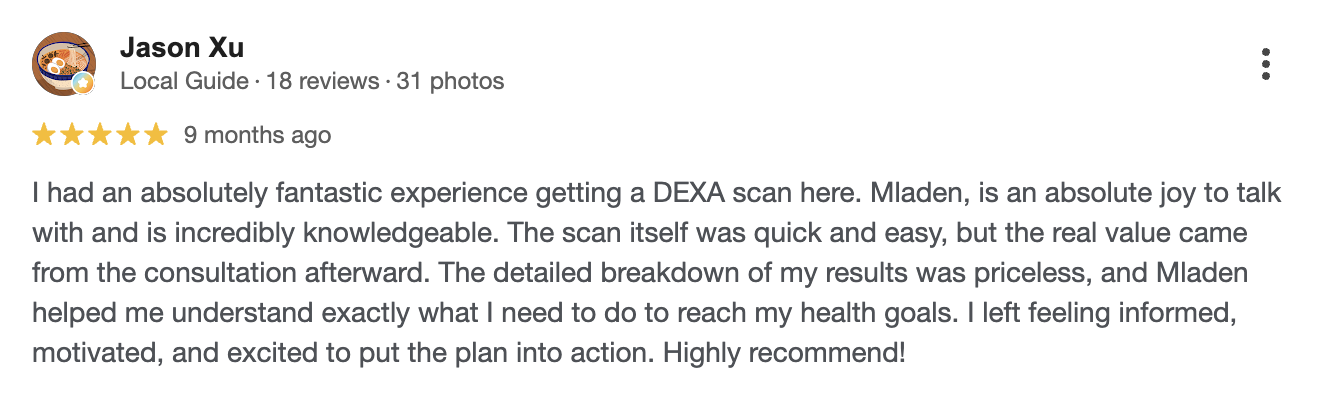 Google review